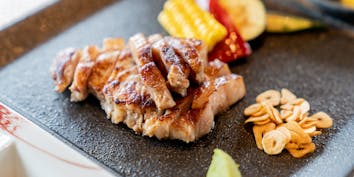 アグー豚セット - 宮古牛 鉄板焼 ユキシオステーキ