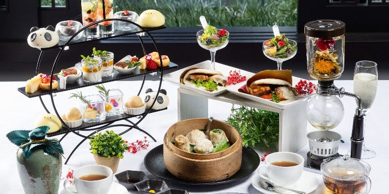 2時間プレミアムカクテル飲み放題付　大人のアフタヌーンティー/飲茶・おつまみ＆スイーツな20品＜昼夜OK＞