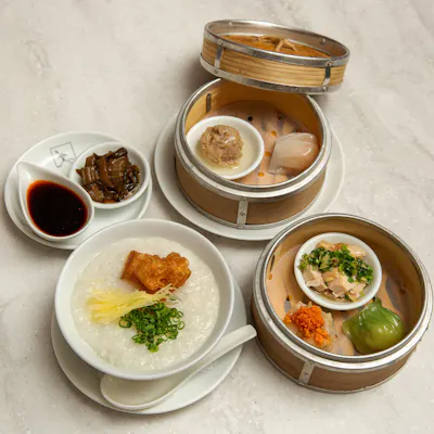 ランチのおすすめ「お粥・点心ランチ定食」