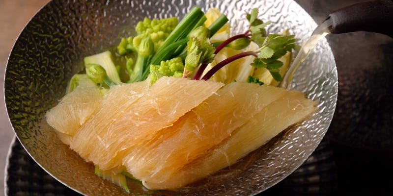 【5周年記念！ふぐコース】フカヒレとトラフグ鍋仕立てや四川風フグ唐揚げに河豚白子の中華フリットを堪能