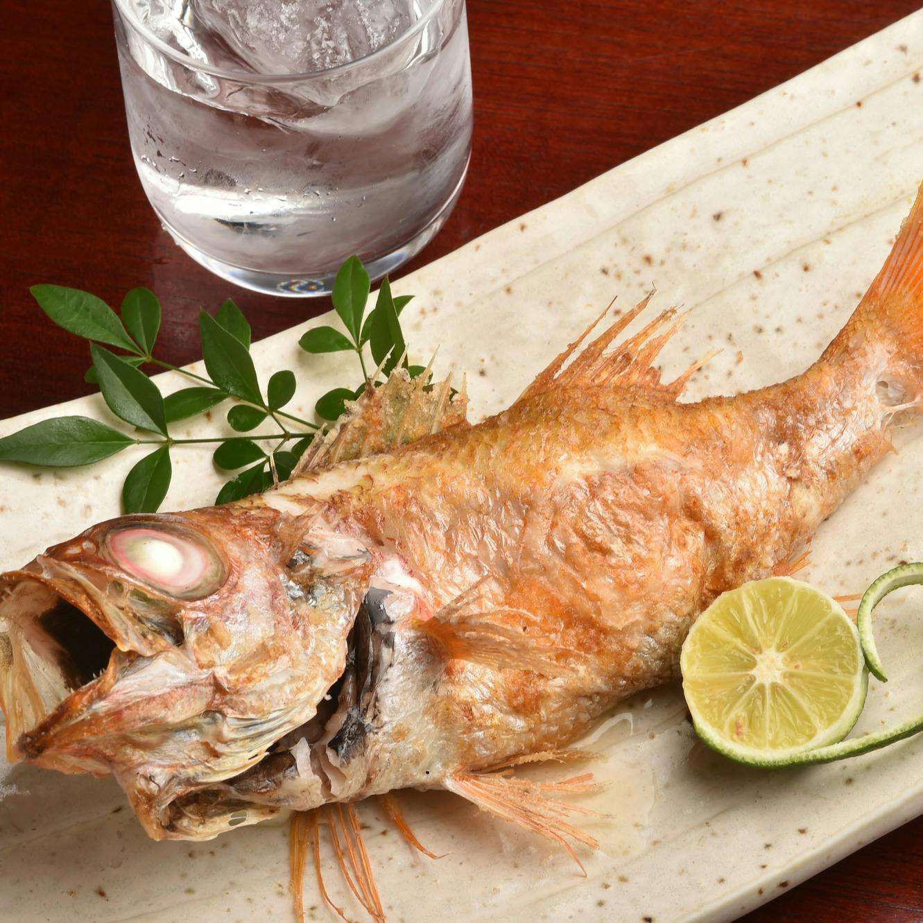【お料理グレードアップ】日本海の高級魚「のど黒」の姿焼き(+2800円）