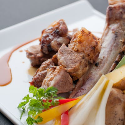 自慢の豚肉料理の数々