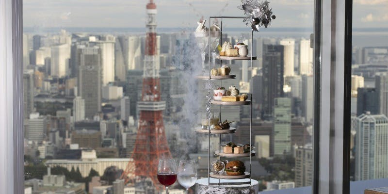 【2025年12月20日～25日限定】“White Pearl” Christmas AfterMOON Tea＋乾杯シャンパン（窓側確約）