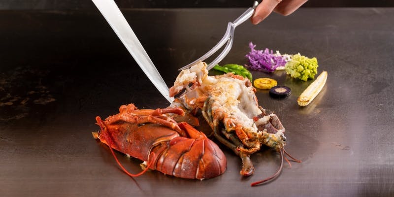 【Platinum会席】　黒毛和牛のA5サーロインやオマール海老が付いた全8品