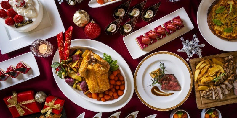 【Xmasディナーブッフェ】ローストビーフや寿司などが楽しめる特別ディナーブッフェ
