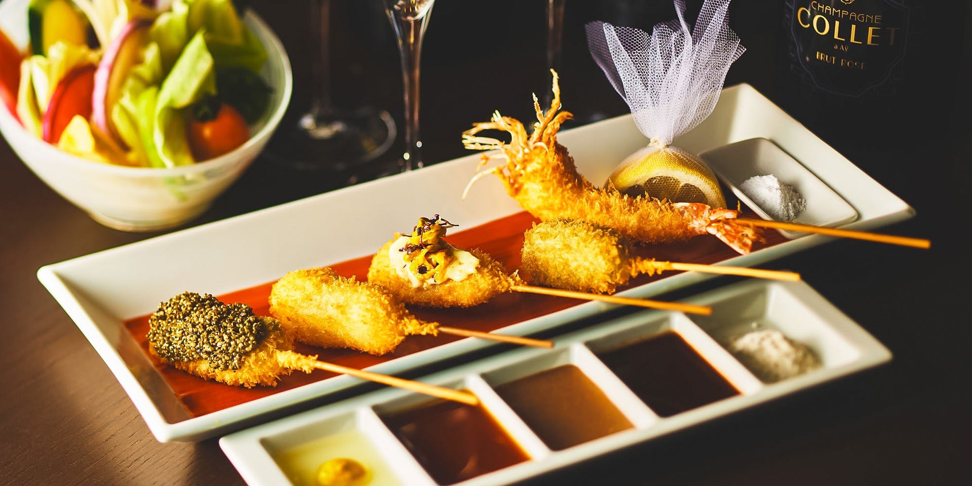 銀座 六覺燈 神楽坂店 (ぎんざ ろくかくてい かぐらざかてん) - 牛込神楽坂/串揚げ・串かつ [一休.Comレストラン]