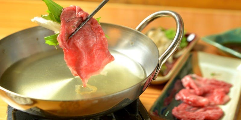 【宴会/飲み放題】天草黒毛和牛 出汁しゃぶコース＋飲み放題2時間付き