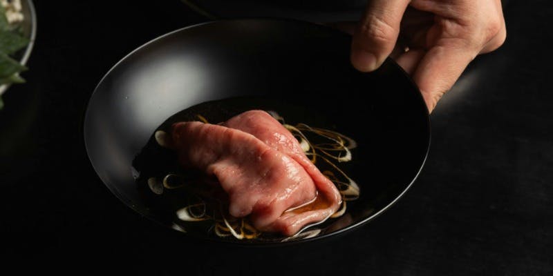 【牛しゃぶコース】大和牛が楽しめる全6品