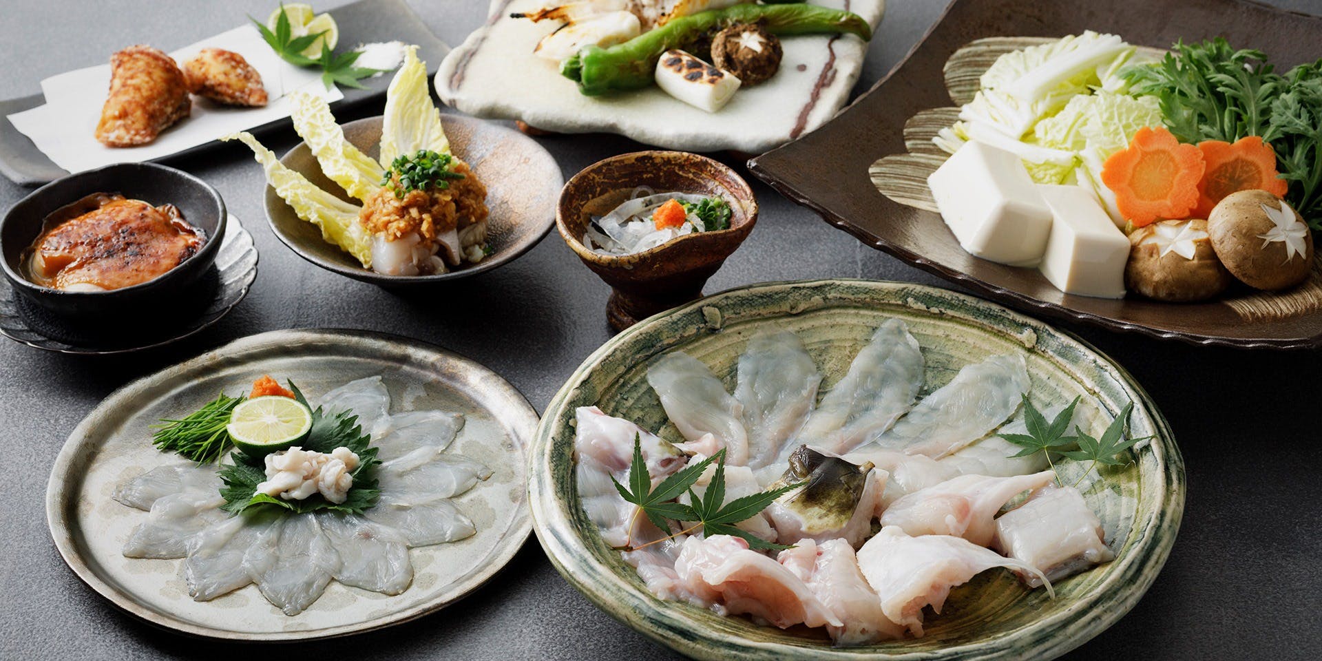 ふぐ料理 前