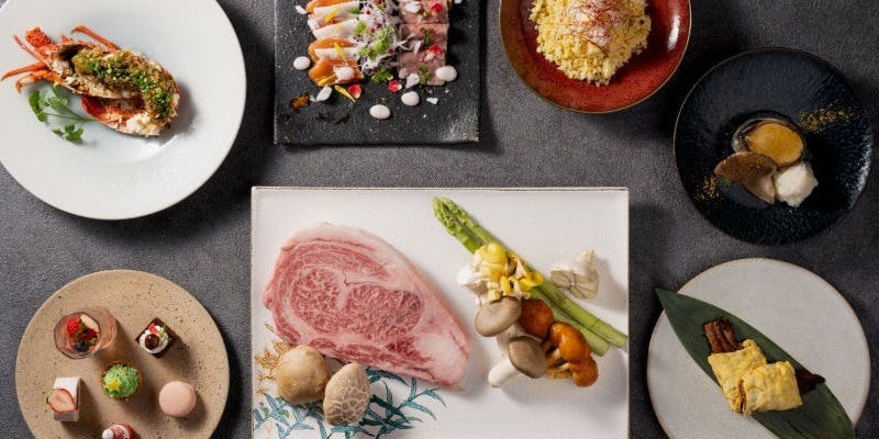 【Xmas2025】1日1組限定　飛騨牛や鮑・伊勢海老を堪能する鉄板焼き特別コース全8品