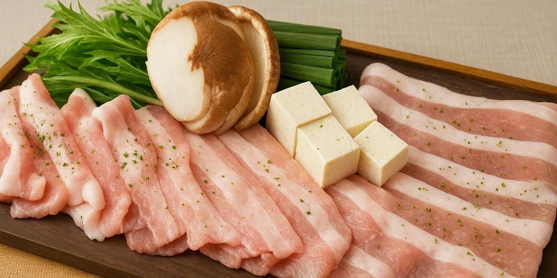 禮（れい）あぐー豚しゃぶしゃぶ鍋会席　全5品