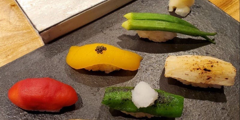 【Recommended menu for traveling customers】＋Vegetable Sushi