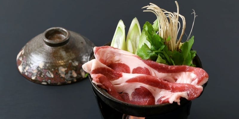 【牡丹鍋と鴨炭焼きの冬会席】全9品1月15日～2月28日期間限定