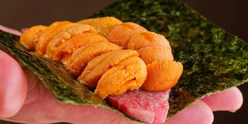 【Premium Wagyu YAKINIKU】This course includes sea urchin.