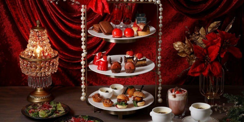 【Xmas2025】クリスマスアフタヌーンティー×TWGカフェフリー 11/26～＋乾杯ロゼスパ付（平日限定）