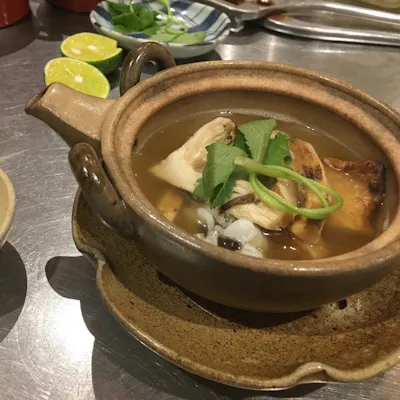 季節の味覚松茸土瓶蒸し