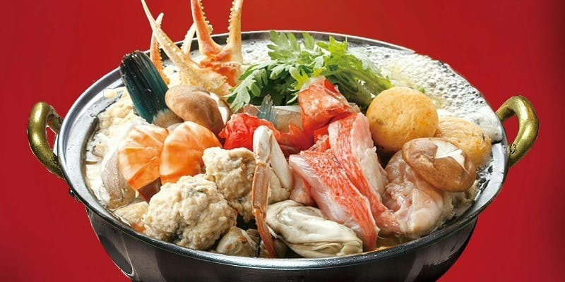 2.5H飲み放題付 　いけす特製寄せ鍋コース