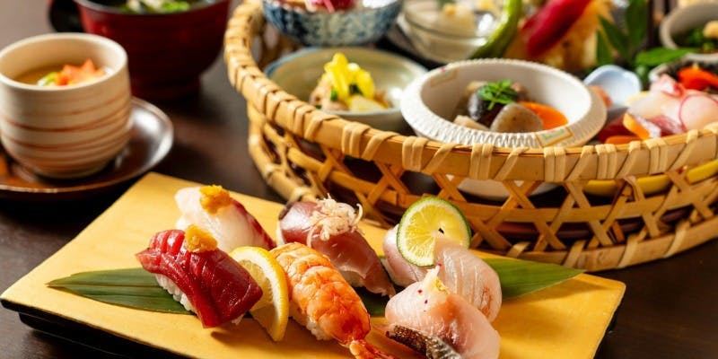 【ランチ限定】「華かご“握り寿司”御膳」
