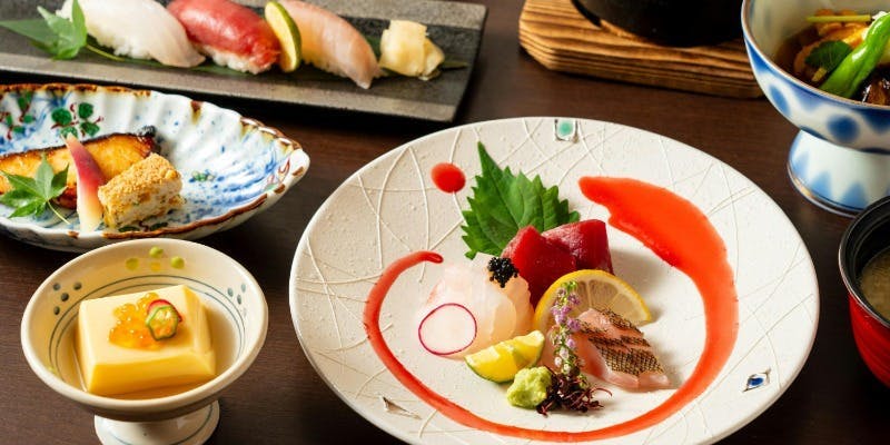 【「能古～のこ～」会席】柚子味噌グラタンやたら白子茶碗蒸しなど全9品