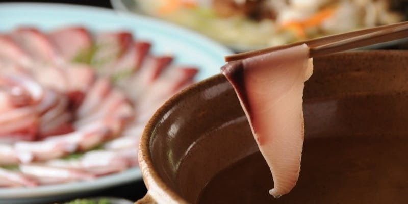 【飲み放題付き：ブリしゃぶコース】臥薪特製のお出汁とブリで〆まで美味しい鍋コース 全9品