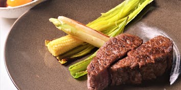 【ステーキコース】黒毛和牛フィレステーキ - ステーキ鉄板焼 しゅうえ