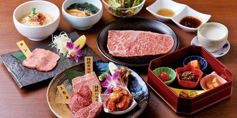 【ランチ】焼肉懐石 松 5200円ランチコース 雪降り和牛尾花沢