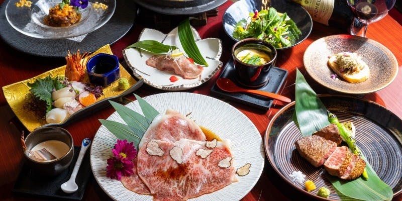 【しゃぶしゃぶ】特選A5ランクさつま福永牛　しゃぶしゃぶ、御食事、甘味など全6品