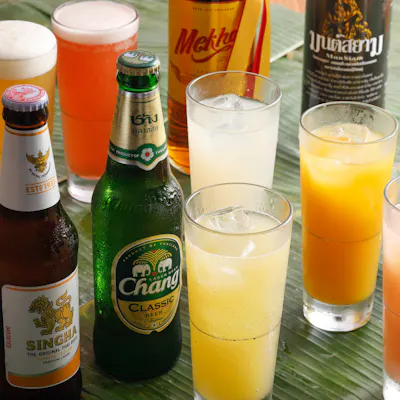 現地のお飲み物もご用意