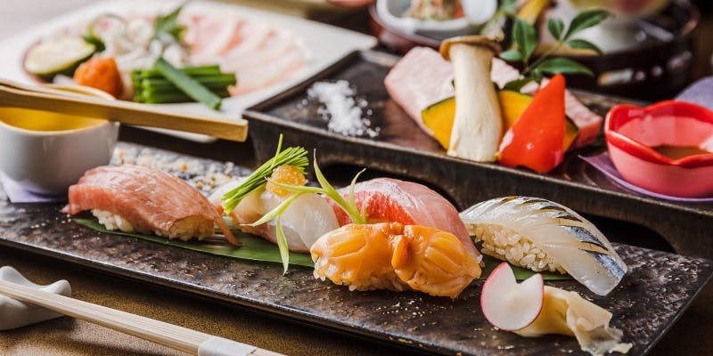 ワショク スシ いぶき 銀座店の欅コース