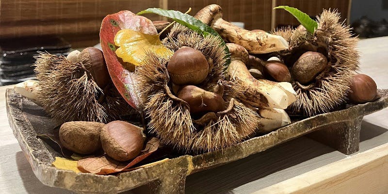 【季節のおまかせコース】特選季節の素材をふんだんに使った全9品