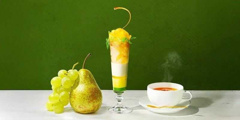 芳醇な洋ナシと香り高いアールグレイを主役にした「レイヤード・パフェ」＋カフェフリー付