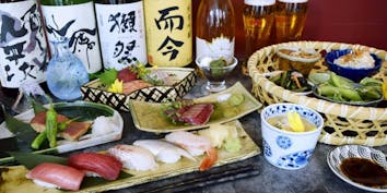 【八～hachi～】ワンランク上のおもてなしに。前菜から寿司、和牛ステーキまで全8品 - 寿司ダイニングかどはち 銀座店