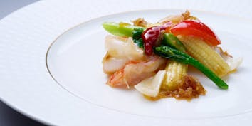【ひまわりコース】北京ダックやフカヒレスープ、海鮮料理等全8品 - ALMOND BLOSSOM TOKYO CHINESE RESTAURANT