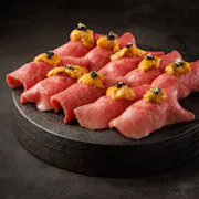 雌牛希少部位の創作肉鮨