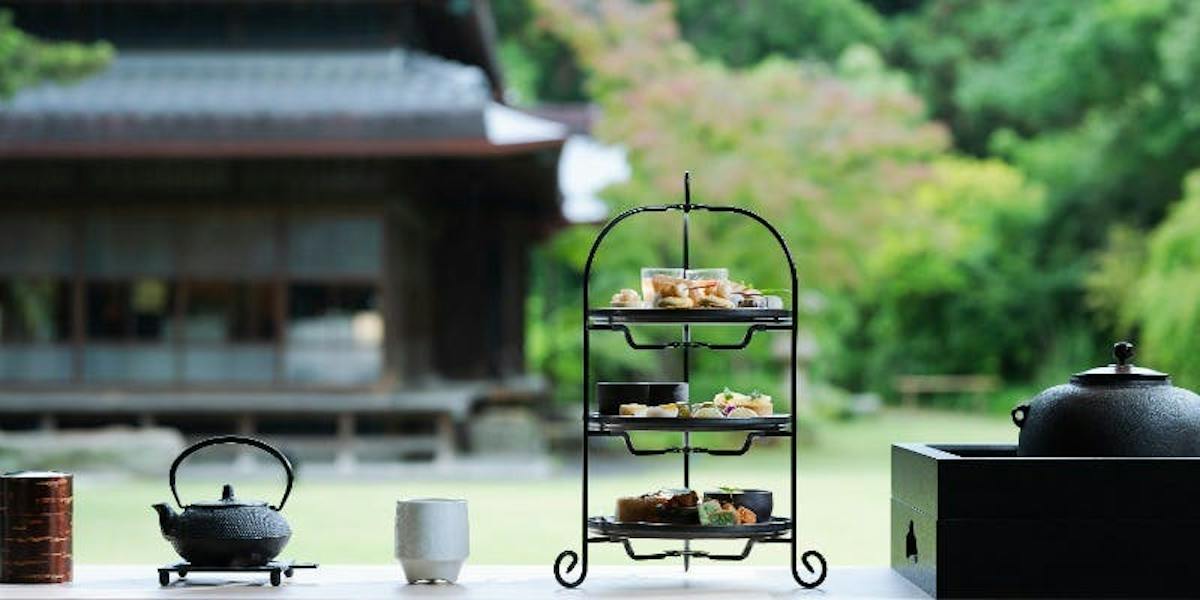 高宮庭園茶寮 【アフタヌーンティー】九州各地の煎茶やロンネフェルトの紅茶、季節の和菓子やフルーツタルトなど ティー プラン(11955547 ...