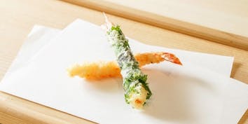 【花コース】天ぷら12品、お造り、お食事、デザートなど全6品 - OIMATSU てんぷら 鈴木