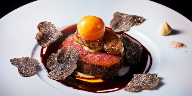 【THE ICON 乾杯シャンパン付 全7品/13000円】ジュスコノアールの全てを注ぎ込んだ。