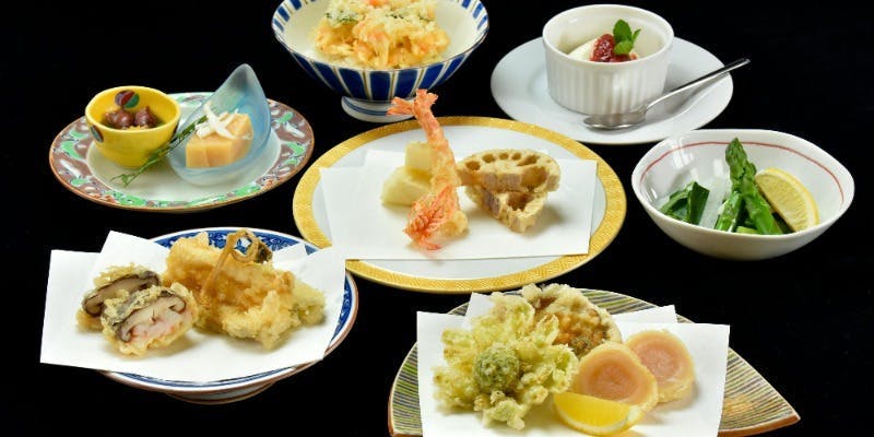 【山風】伝統の天麩羅を楽しむスタンダードコース