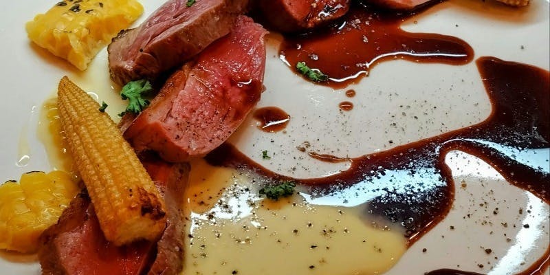 【プティ・グルマン】アミューズ・前菜・魚料理・肉料理・デザート＋乾杯ドリンク付