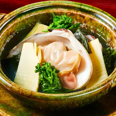 旬の食材を使用した日本料理