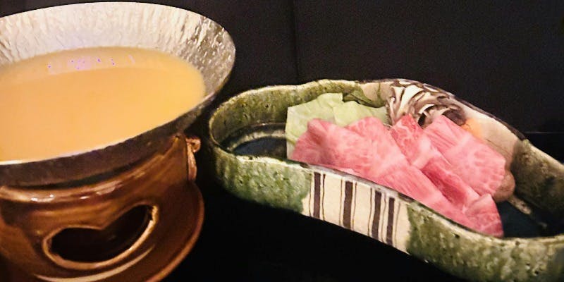 禅（ぜん）特製黒毛和牛雲丹しゃぶ付