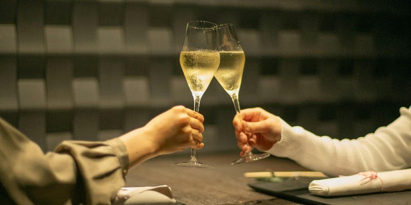 【Xmas2025】クリスマスディナーコース　スパークリング、白ワイン、赤ワイン付き