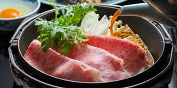 米沢牛極上すき焼きコース・赤身（7,500円） - 米沢牛黄木 東京駅店
