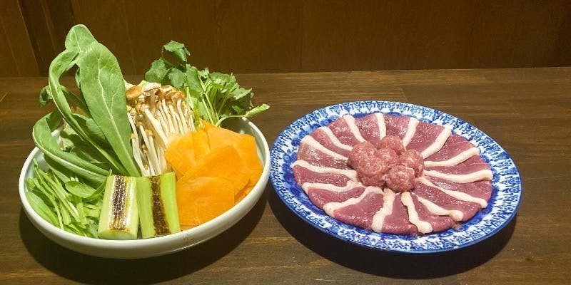 河内鴨の鴨鍋コース