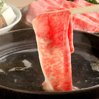 “秘伝の胡麻だれ”のしゃぶしゃぶ