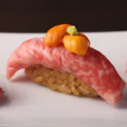 牛しゃぶ 生うにのせ