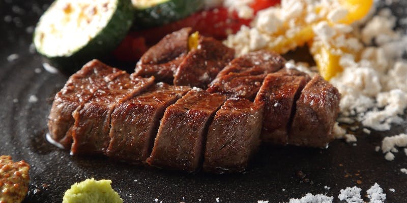 【風花コース】神戸牛ロースステーキがメインの全9品＋2時間飲み放題