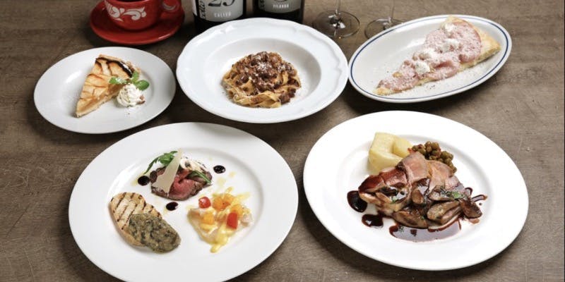 【エミリア＝ロマーニャ州】　飲み放題付き人気のイタリア州都フェアコース！　ご予約限定価格！