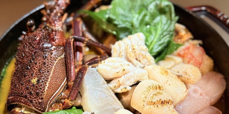 【～超極上～ブイヤベース堪能コース　ISEEBI】前菜盛合せプレート、超豪華ブイヤベース、リゾット