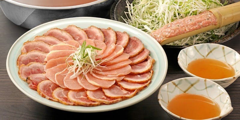 限定地鶏の自家製「鶏しゃぶ」から〆雑炊まで＜全6品＞「しゃぶしゃぶコース」